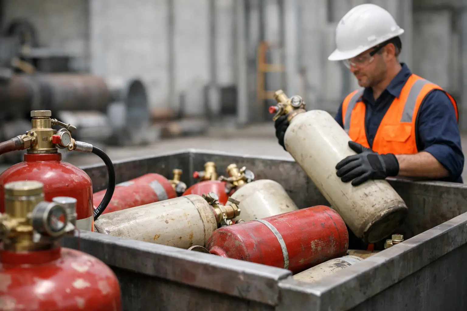 Fire Suppression Agent Disposal for Retired Sites