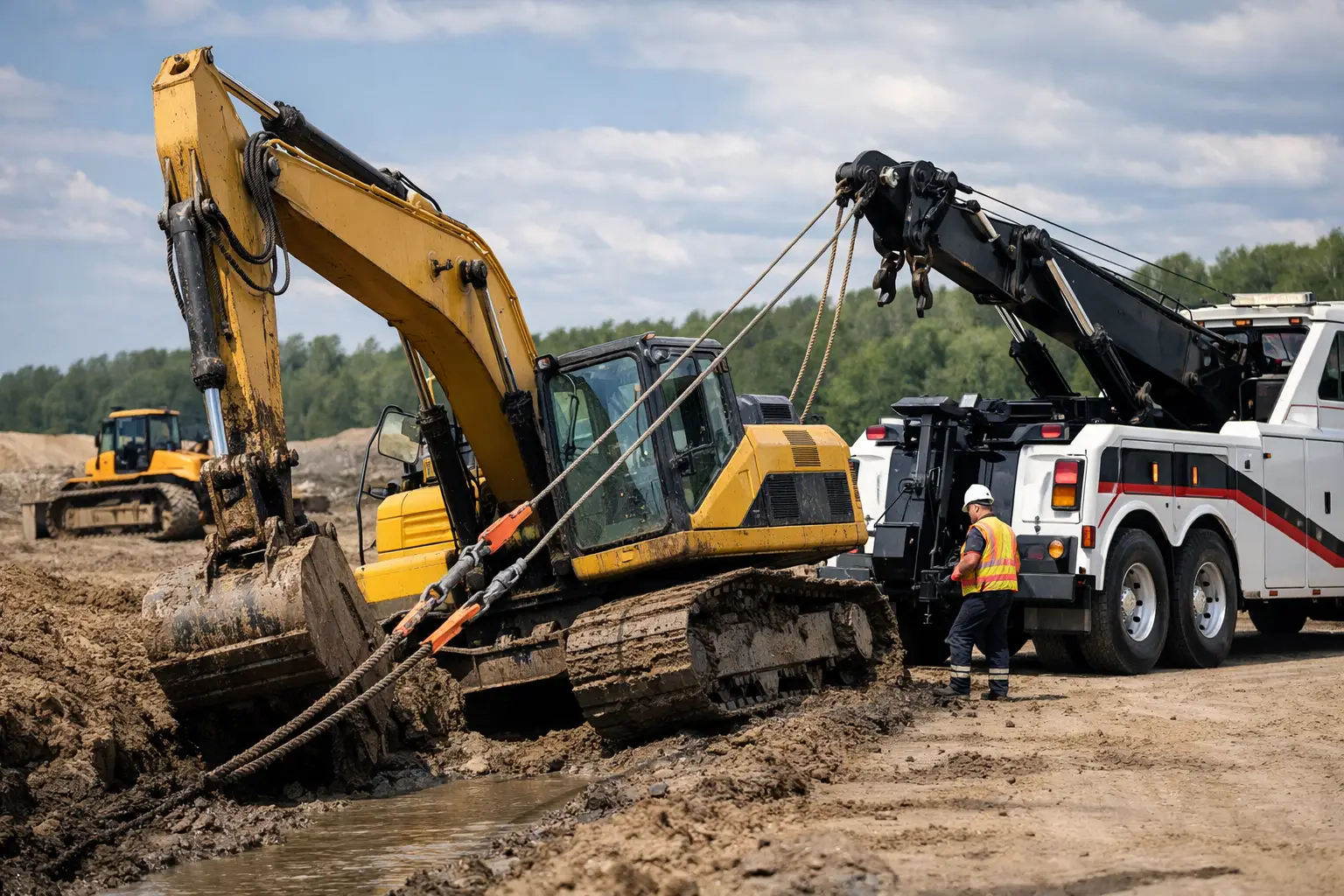 Heavy Equipment Recovery That Protects Value