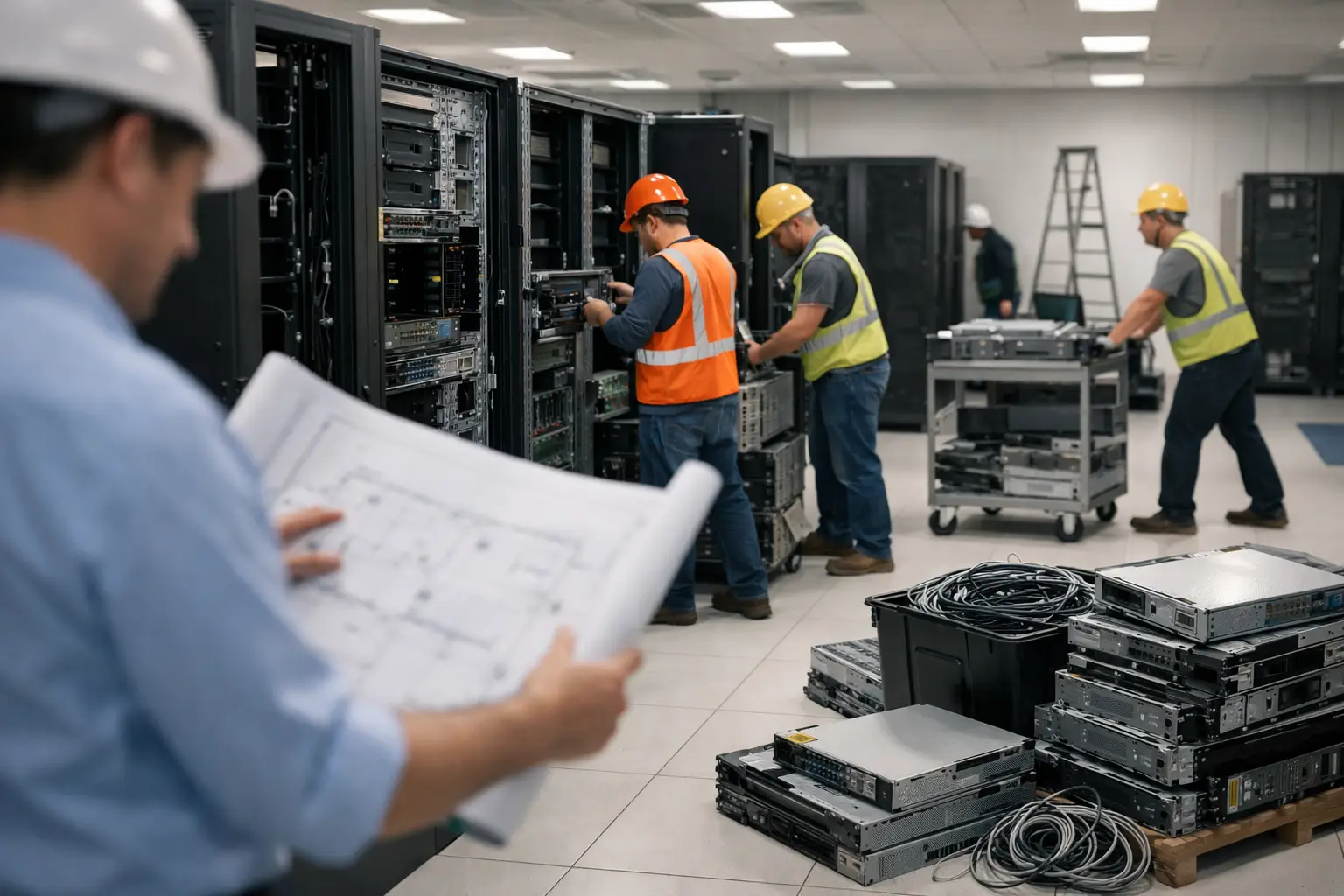 Data Hall Teardown Requires a Controlled Plan