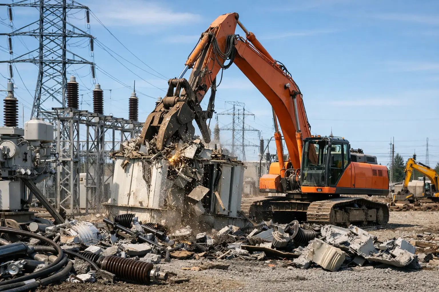 Substation Equipment Demolition Done Right