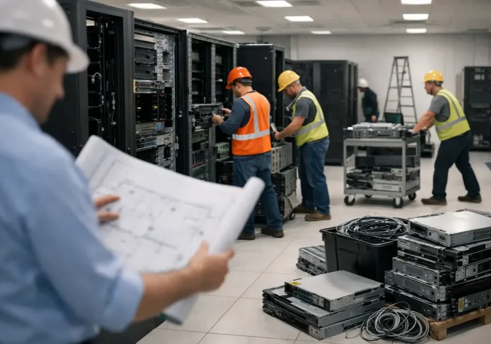 Data Hall Teardown Requires a Controlled Plan