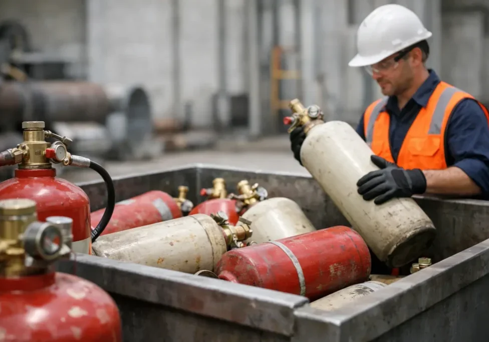 Fire Suppression Agent Disposal for Retired Sites