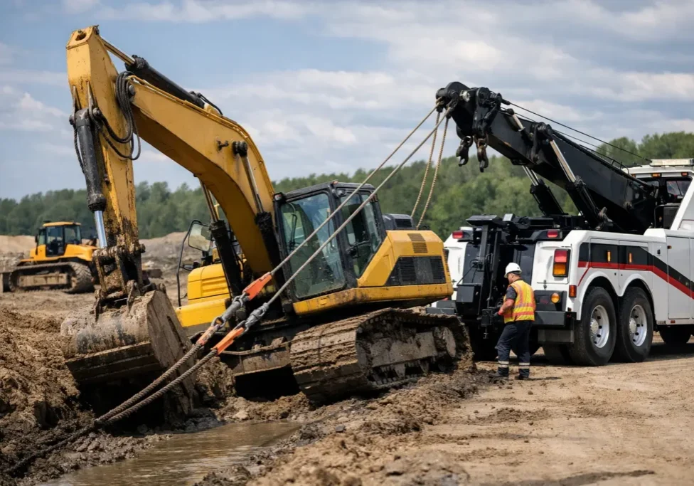 Heavy Equipment Recovery That Protects Value