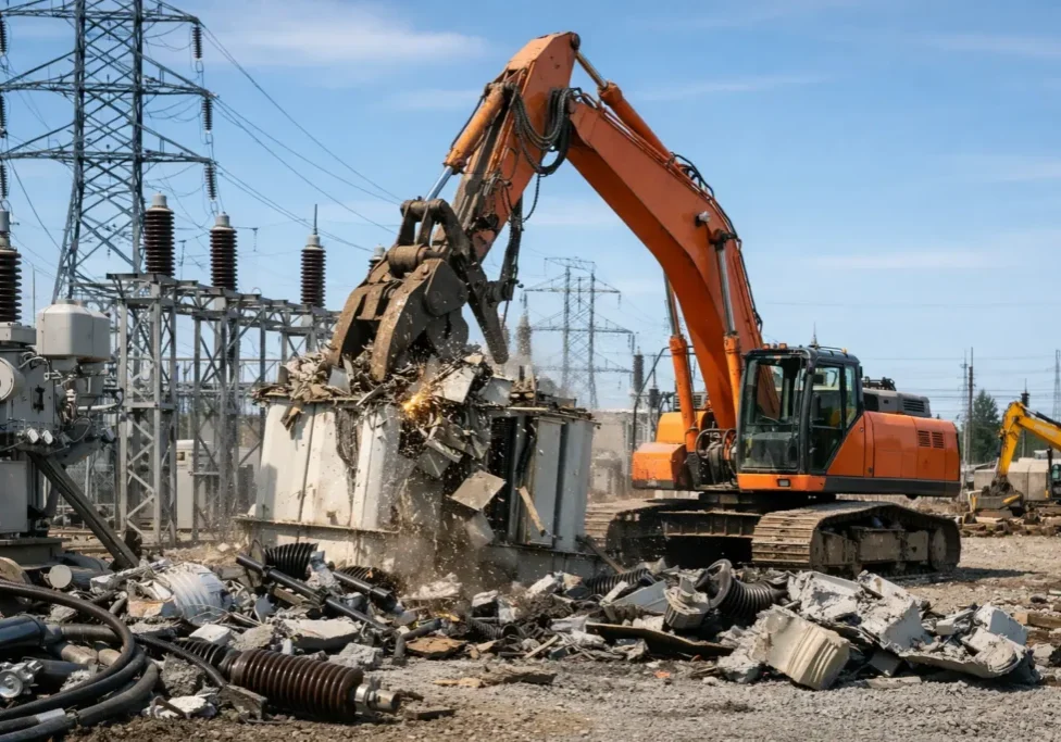 Substation Equipment Demolition Done Right